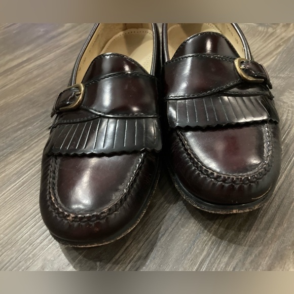 Cole Haan‎ Vintage Men’s Burgandy Pinch Buckle Slip On Loafer Size 10 main image 5